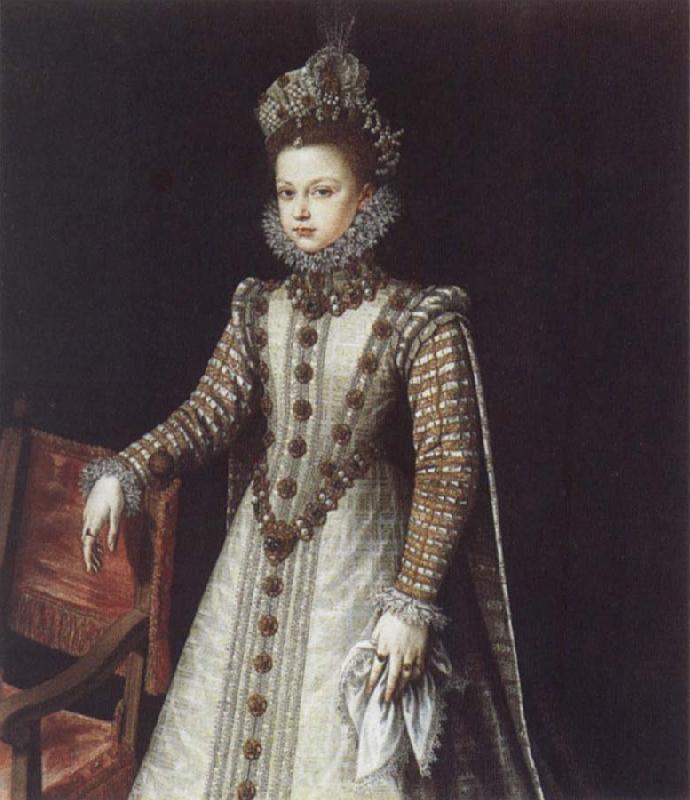 SANCHEZ COELLO, Alonso The Infanta Isabella Clara Eugenia oil painting image